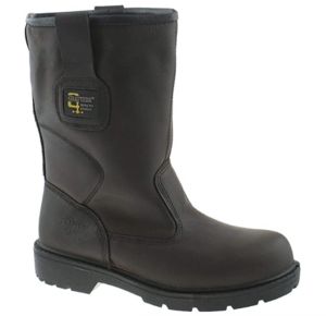 Grafters Scuff Toe Cap Fur Lined Rigger Boot