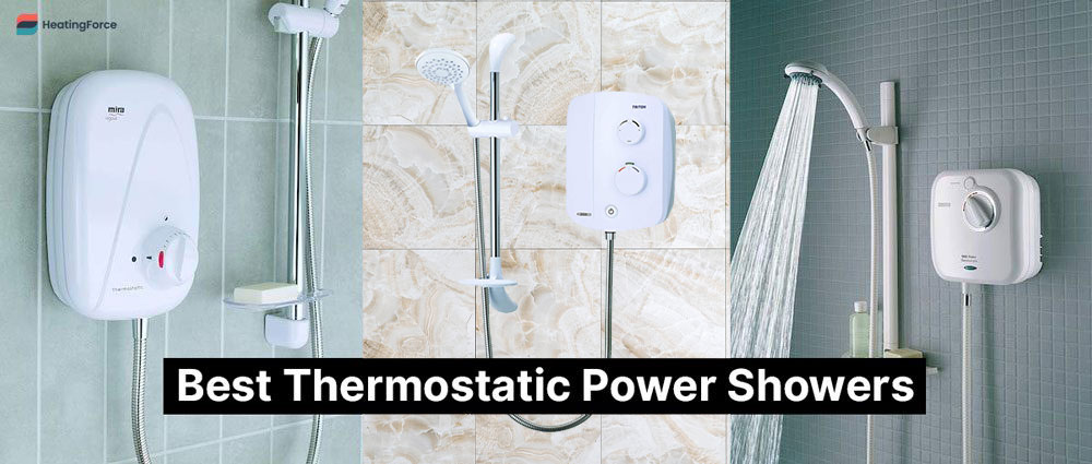 Thermostatic power showers