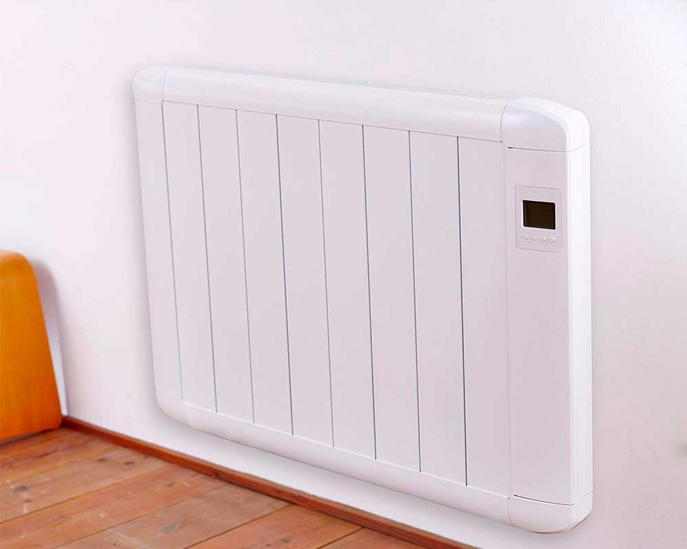 Economy+ Electric Radiator - Electric Heater, Wall Mounted, Plug in Radiator, Slimline, Low Energy, Silica Filled Heater