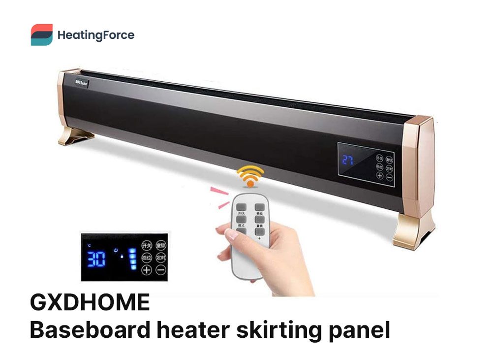 GXDHOME Baseboard heater Electric Skirting Panel Heater