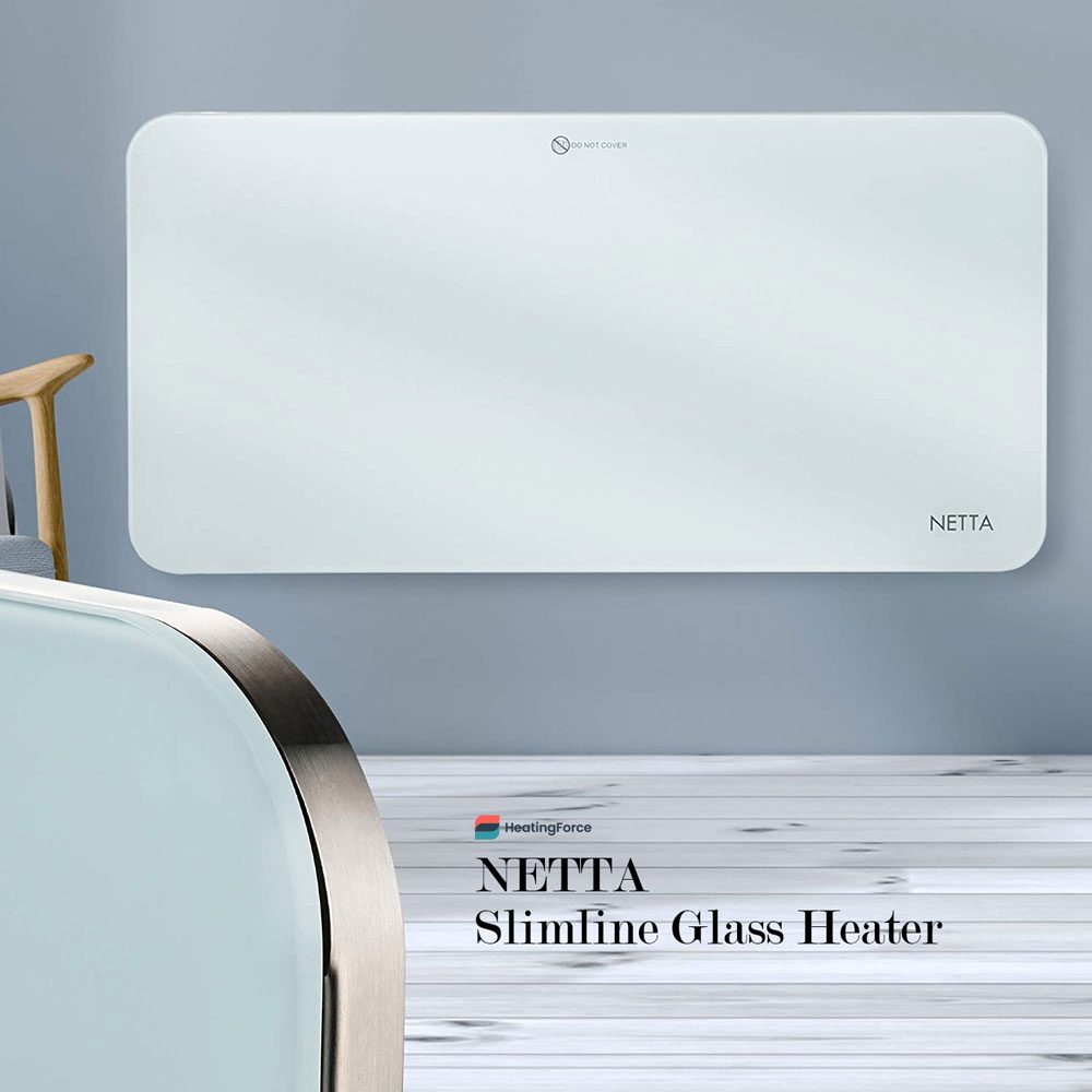 NETTA Slimline Glass Heater