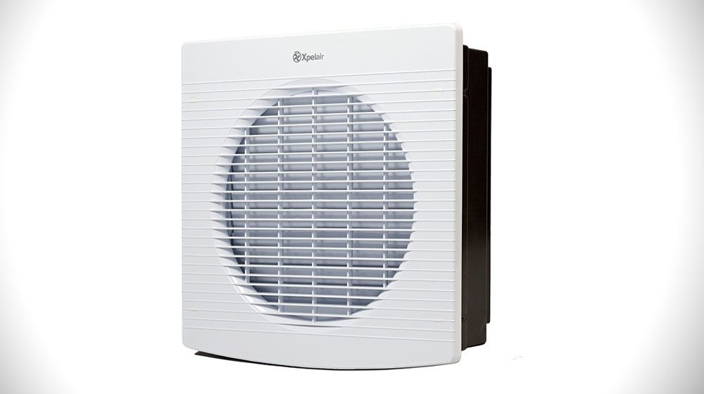 Xpelair WX6 Commercial Axial Wall Fan with Safe Lock Metal Telescopic Wall Liner