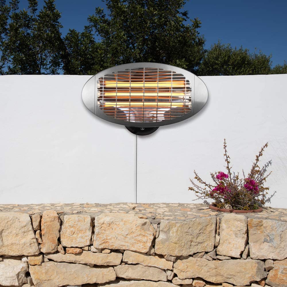 Calentador de patio eléctrico para jardín con infrarrojos resistente al agua Heatlab 2KW