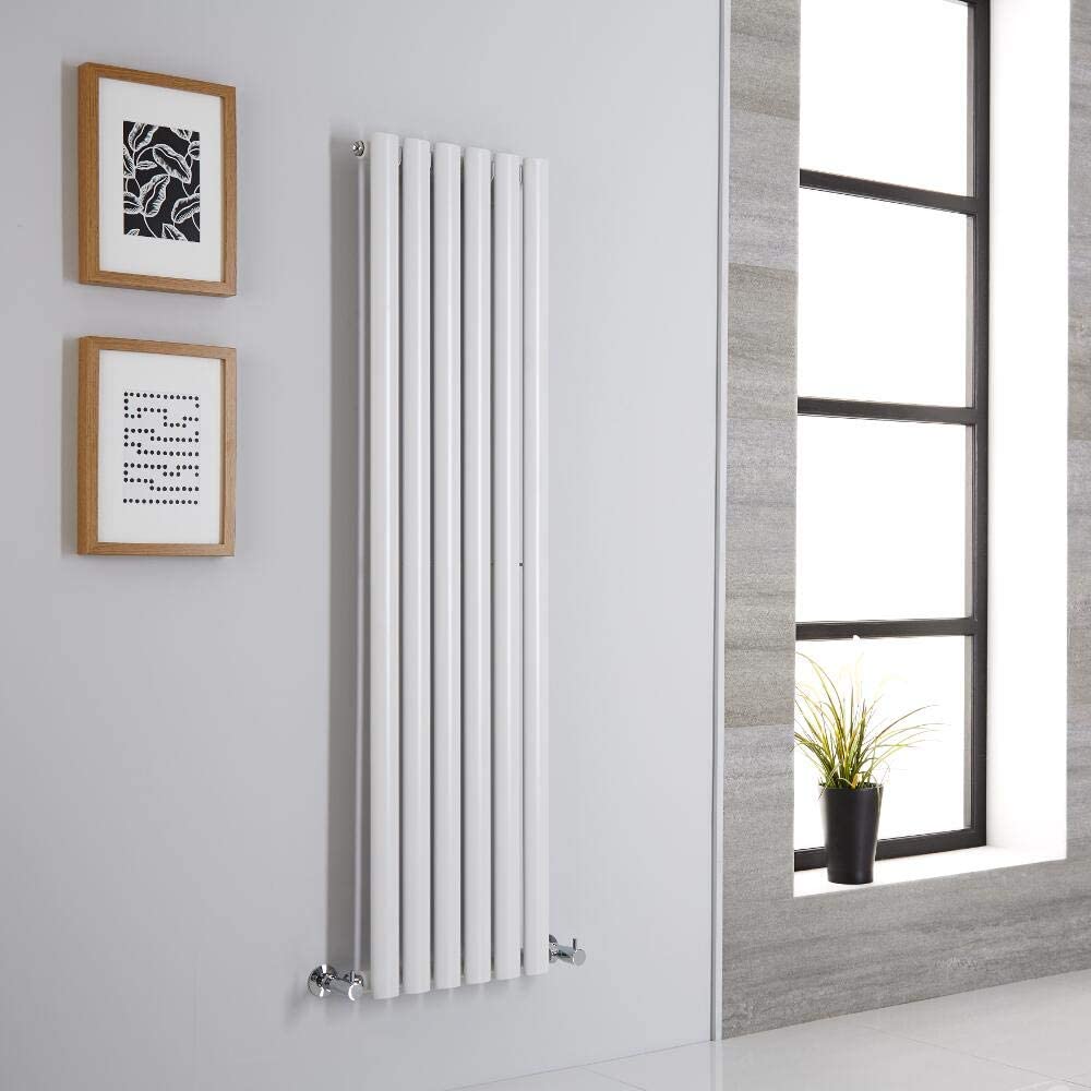 Radiador de diseño de panel ovalado simple de columna vertical moderna de Milano Aruba