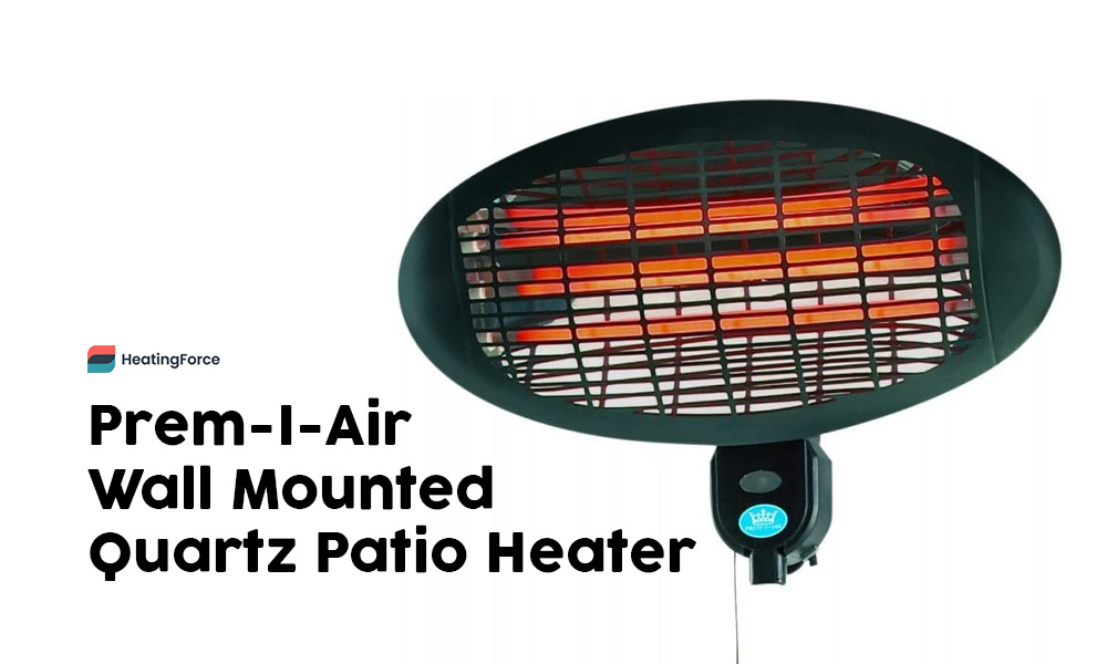 Prem-I-Air Wall Mounted Quartz Patio Heater