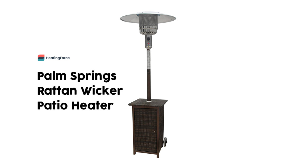 Palm Springs Rattan Wicker Patio Heater