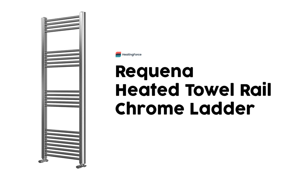 Requena Heated Towel Rail Chrome Bathroom Ladder Radiator