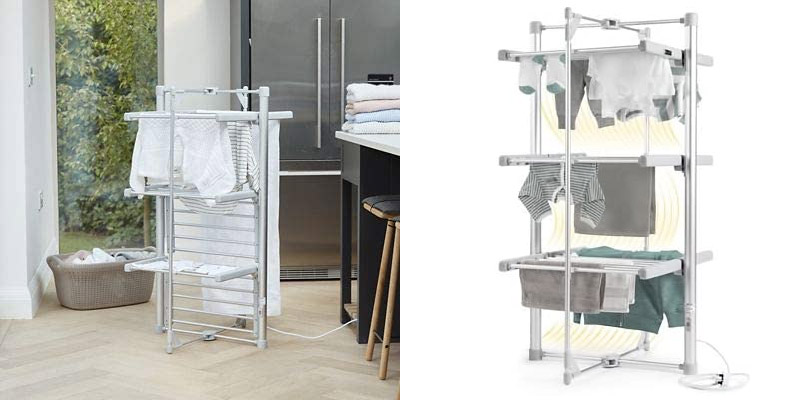Dry:Soon Mini Standard 3-Tier Heated Clothes Airer