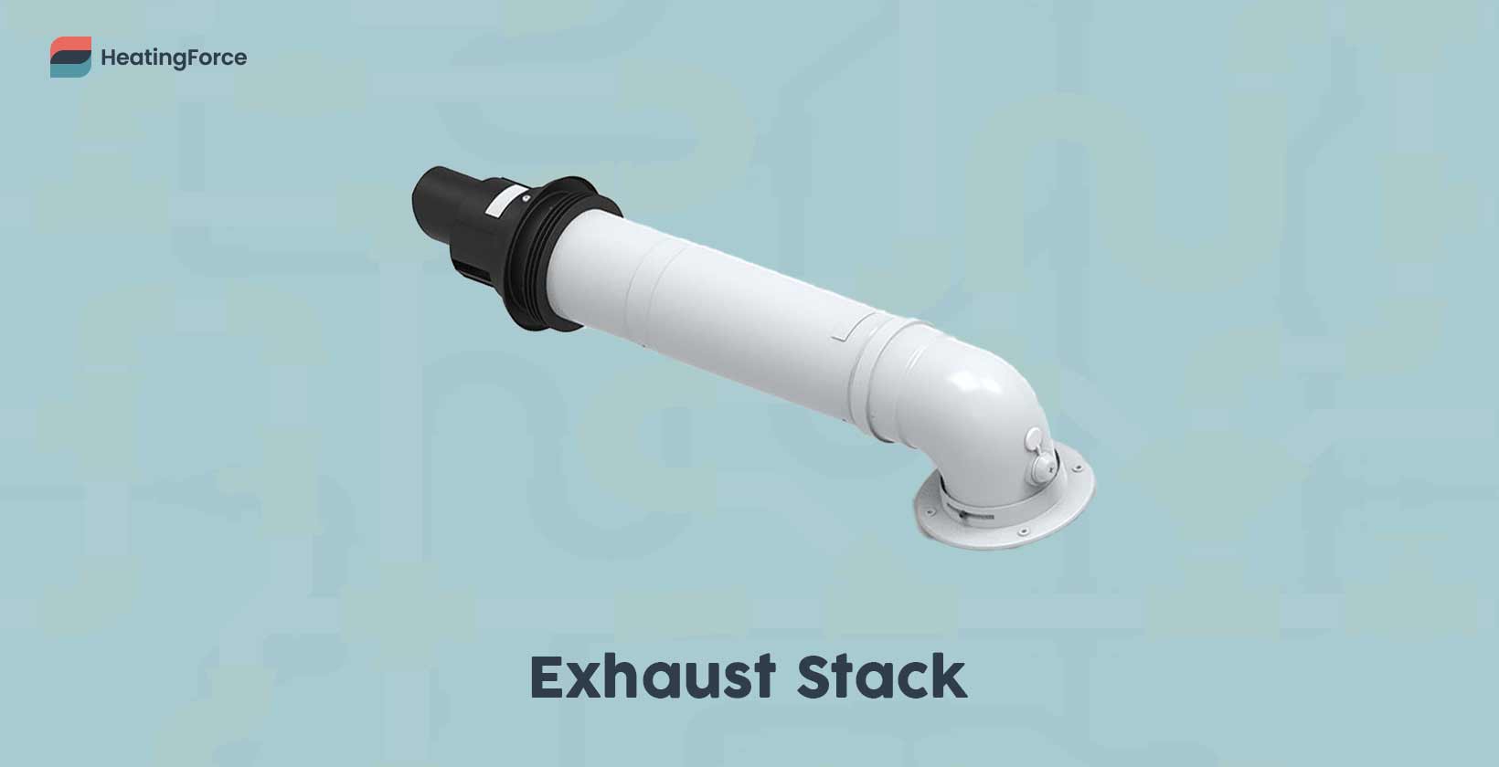 Boiler exhaust stack (flue)
